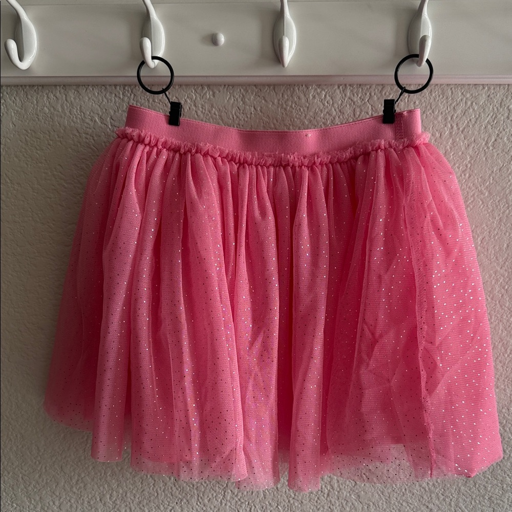 Sparkling Pink Tulle Skirt for Kids